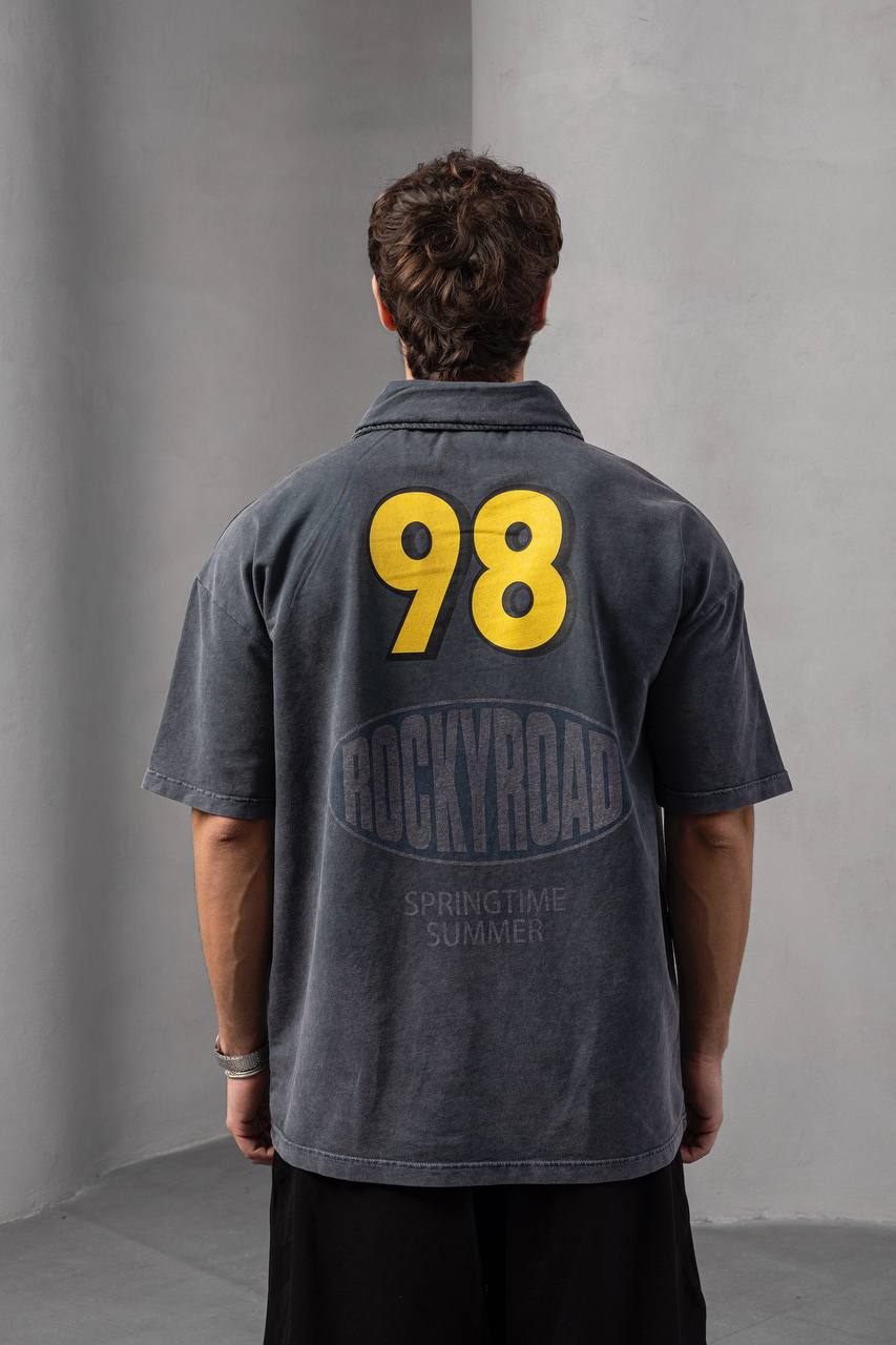 Oversize 98 Polo T-Shirt Withinblack