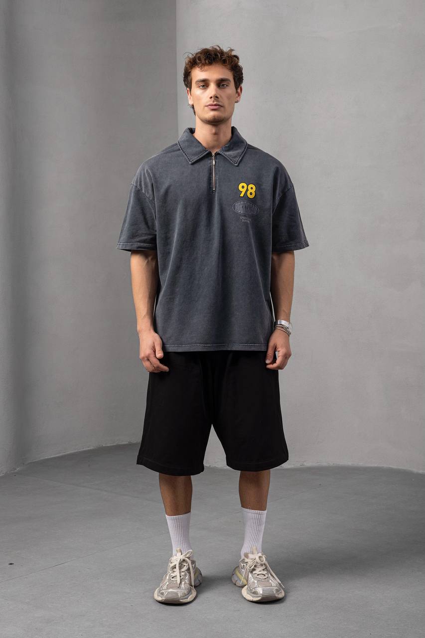 Oversize 98 Polo T-Shirt Withinblack