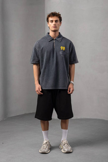 Oversize 98 Polo T-Shirt Withinblack