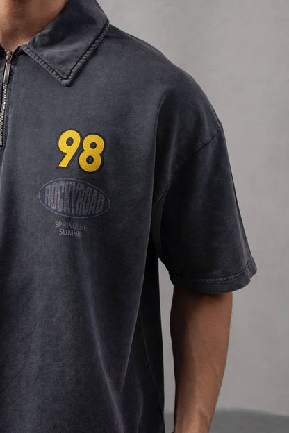 Oversize 98 Polo T-Shirt Withinblack