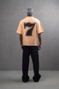 Oversize Cotton Tee - "777" Graphic Print Shirt Withinblack