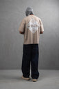 Oversize Cotton Tee - Abstract Diamond Graphic Print Withinblack