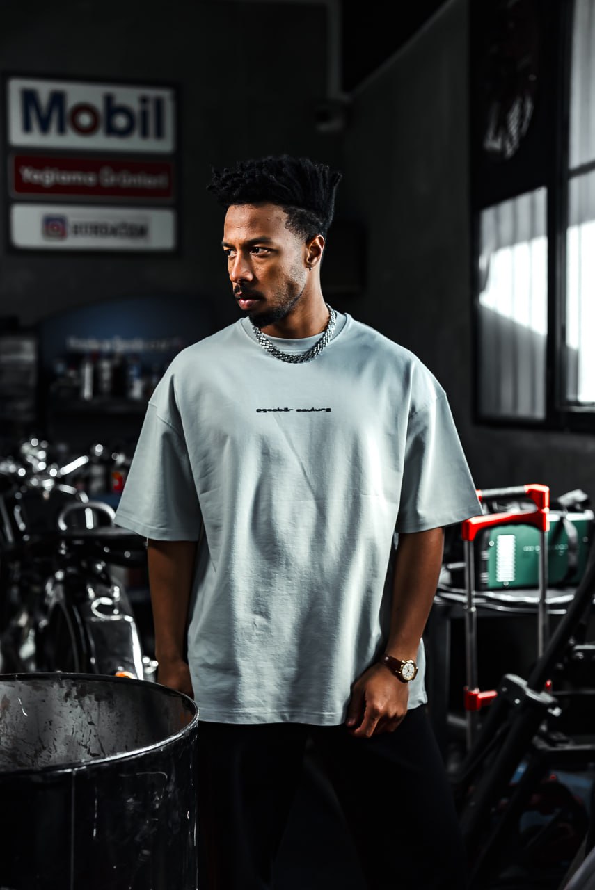 Couture Oversize Cotton T-Shirt – Back Embroidered Streetwear Tee Withinblack