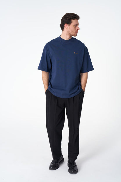 ERA Embroidered Oversize Washed Cotton Tee Withinblack