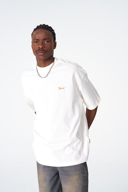 ERA Embroidered Oversize Washed Cotton Tee Withinblack