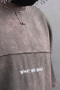 What We Wear Panel Oversize Cotton T-Shirt Withinblack