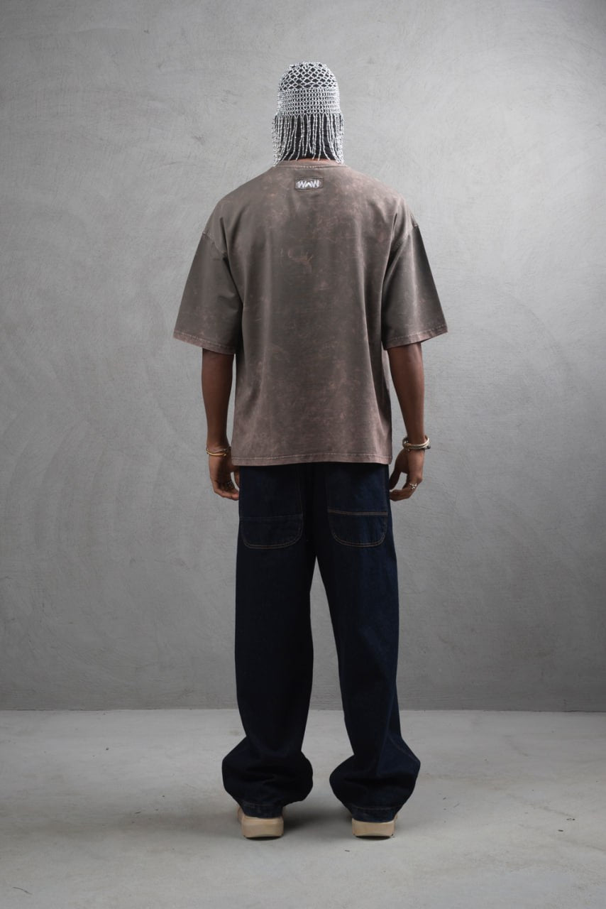 What We Wear Panel Oversize Cotton T-Shirt Withinblack