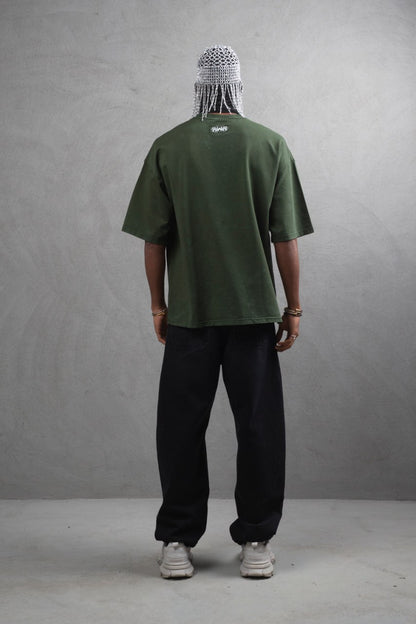 What We Wear Panel Oversize Cotton T-Shirt Withinblack