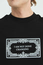 I Am Not Done Changing Panel Oversize Cotton Tee Withinblack