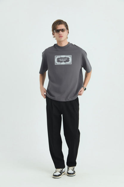 I Am Not Done Changing Panel Oversize Cotton Tee Withinblack