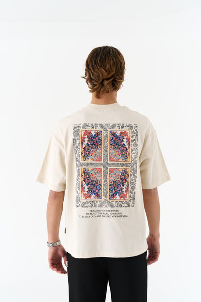 I Am Not Done Changing Panel Oversize Cotton Tee Withinblack