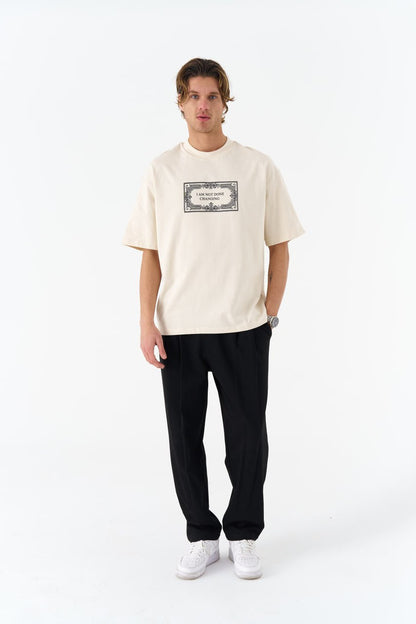 I Am Not Done Changing Panel Oversize Cotton Tee Withinblack