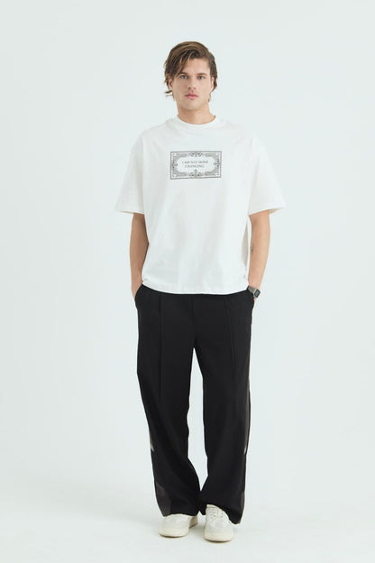 I Am Not Done Changing Panel Oversize Cotton Tee Withinblack