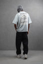 Oversize Cotton Tee - Layered Patch "What We Wear" Shirt Withinblack