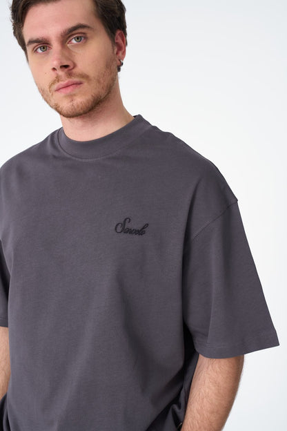 Not Loneliness, It Is Choice Oversize Cotton Tee Withinblack