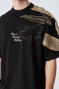 Reset Restart Refocus Organic Graphic Oversize Tee Withinblack