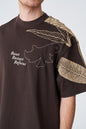 Reset Restart Refocus Organic Graphic Oversize Tee Withinblack