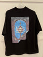 Oversize Cotton Tee / Oriental Rug Tapestry Graphic Print & Embroidery Withinblack