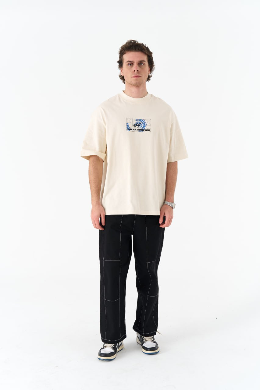 Self Love Is A Superpower Stained Glass Print Oversize Tee Withinblack