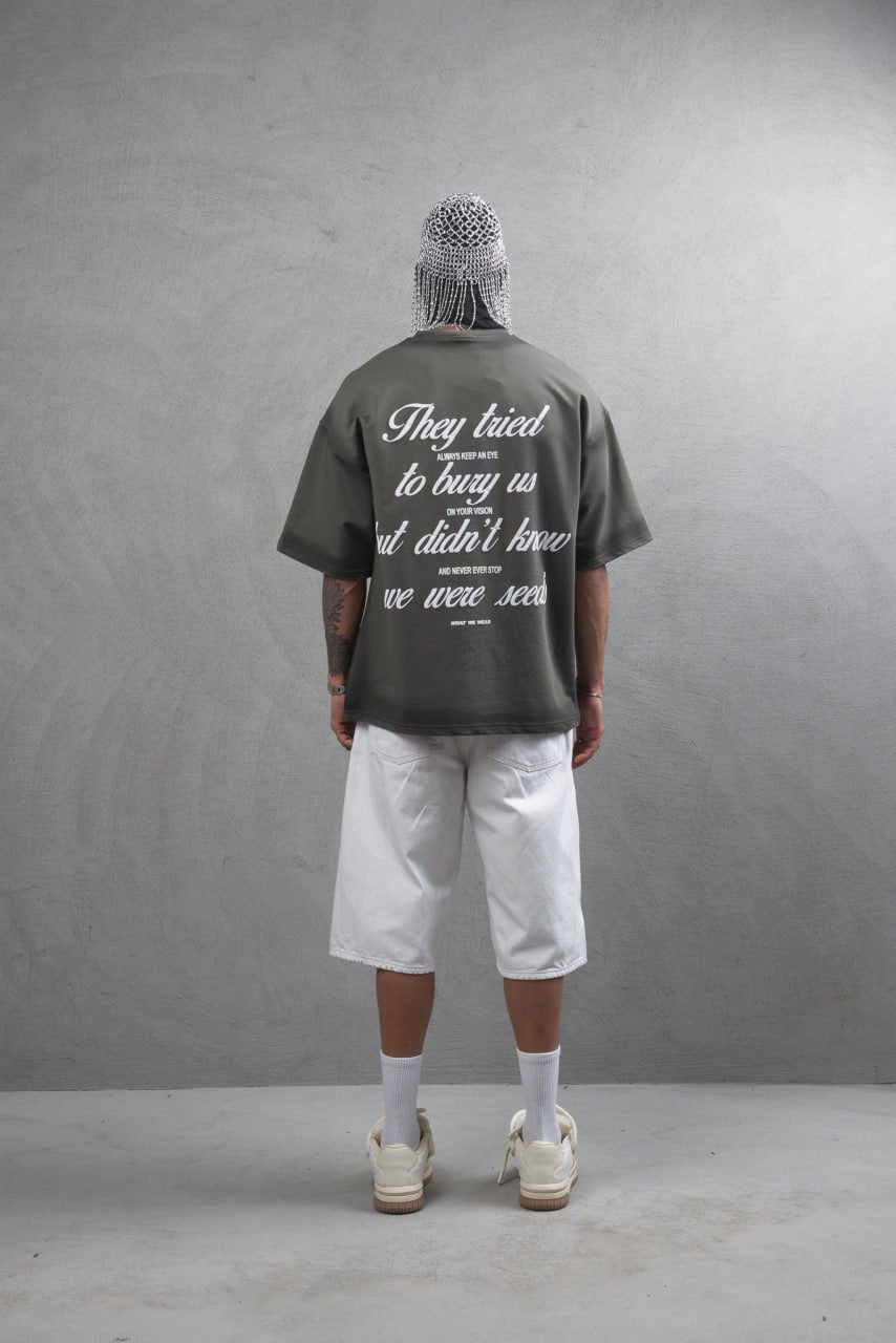 They Tried To Bury Us Oversize Cotton Tee Withinblack