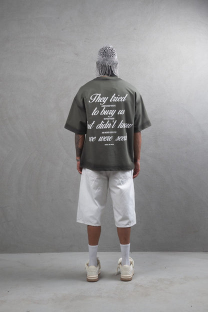 They Tried To Bury Us Oversize Cotton Tee Withinblack