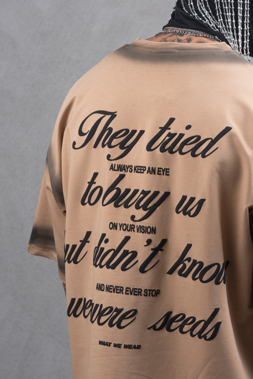 They Tried To Bury Us Oversize Cotton Tee Withinblack