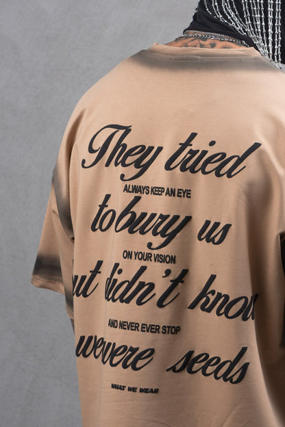 They Tried To Bury Us Oversize Cotton Tee Withinblack