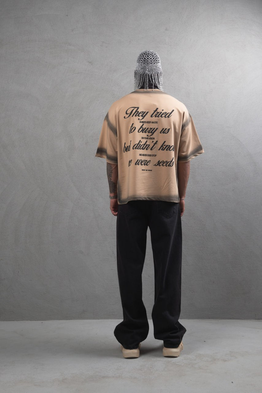 They Tried To Bury Us Oversize Cotton Tee Withinblack