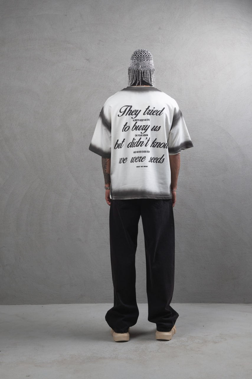 They Tried To Bury Us Oversize Cotton Tee Withinblack