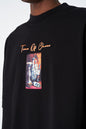 Time Of Chaos Vase Graphic Oversize Cotton Tee Withinblack