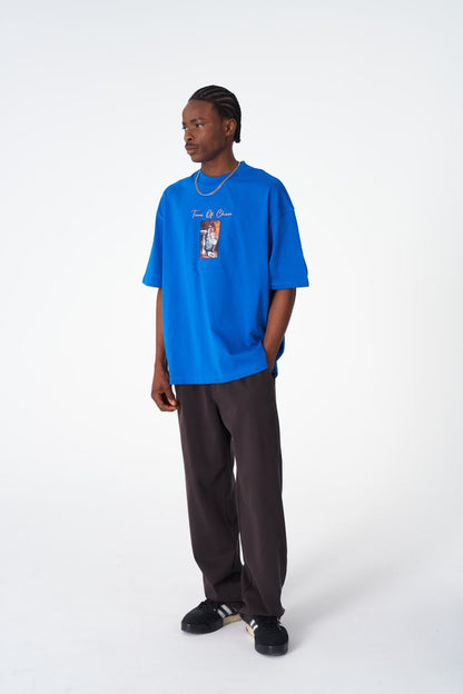 Time Of Chaos Vase Graphic Oversize Cotton Tee Withinblack