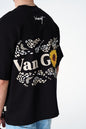 Oversize Cotton Tee / Vincent Van Gogh Artist Name & Art Print Withinblack
