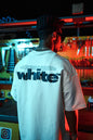 Oversize Graphic Cotton Tee – "White" Minimalist Text Print T-Shirt Withinblack