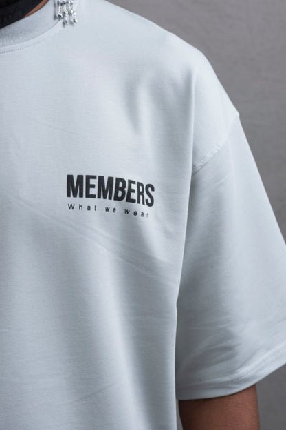 What We Wear MEMBERS Oversize Graphic Cotton T-Shirt – Unisex Streetwear Withinblack