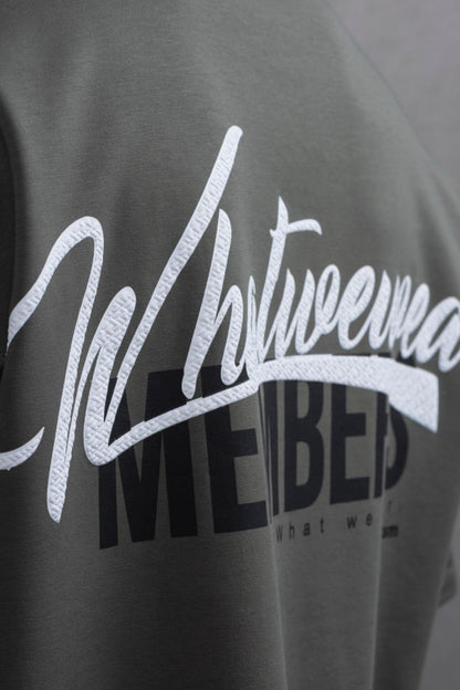 What We Wear MEMBERS Oversize Graphic Cotton T-Shirt – Unisex Streetwear Withinblack
