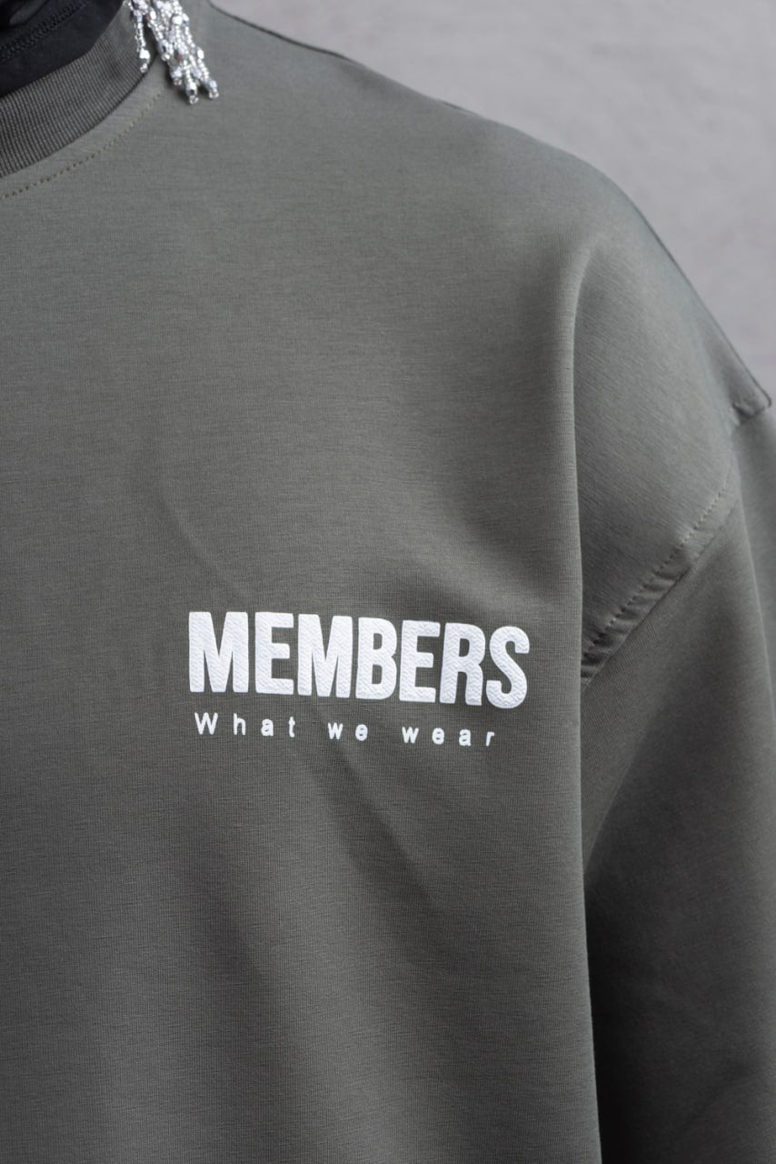 What We Wear MEMBERS Oversize Graphic Cotton T-Shirt – Unisex Streetwear Withinblack