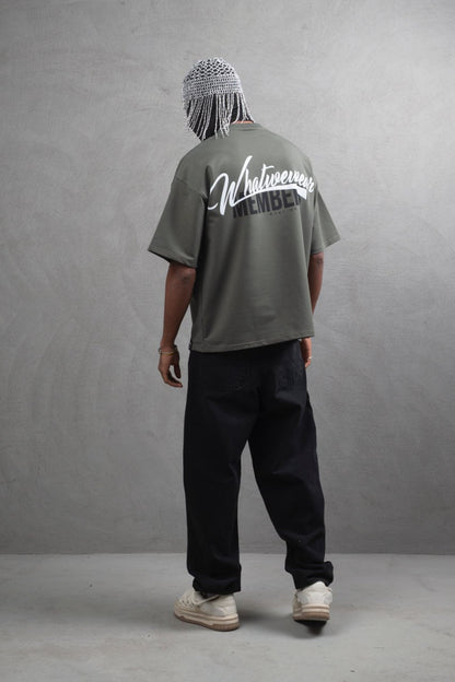 What We Wear MEMBERS Oversize Graphic Cotton T-Shirt – Unisex Streetwear Withinblack