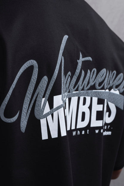 What We Wear MEMBERS Oversize Graphic Cotton T-Shirt – Unisex Streetwear Withinblack
