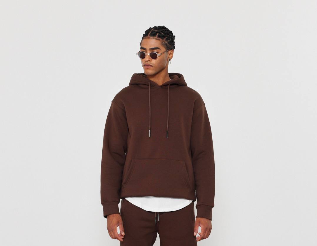 Oversized Hoodie Sweatshirt in Solid Color Withinblack