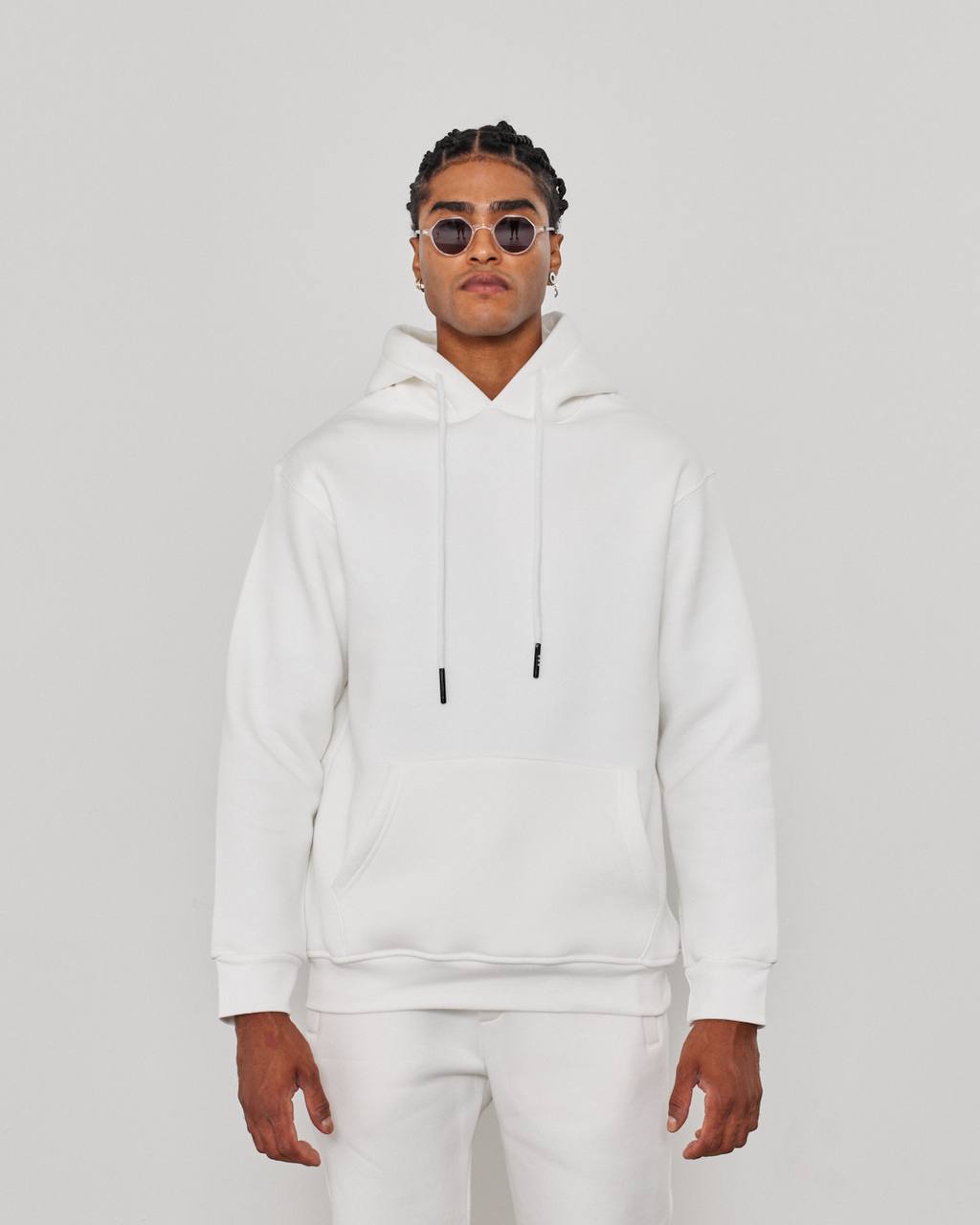 Oversized 3-Thread Hoodie Sweatpants Set Withinblack