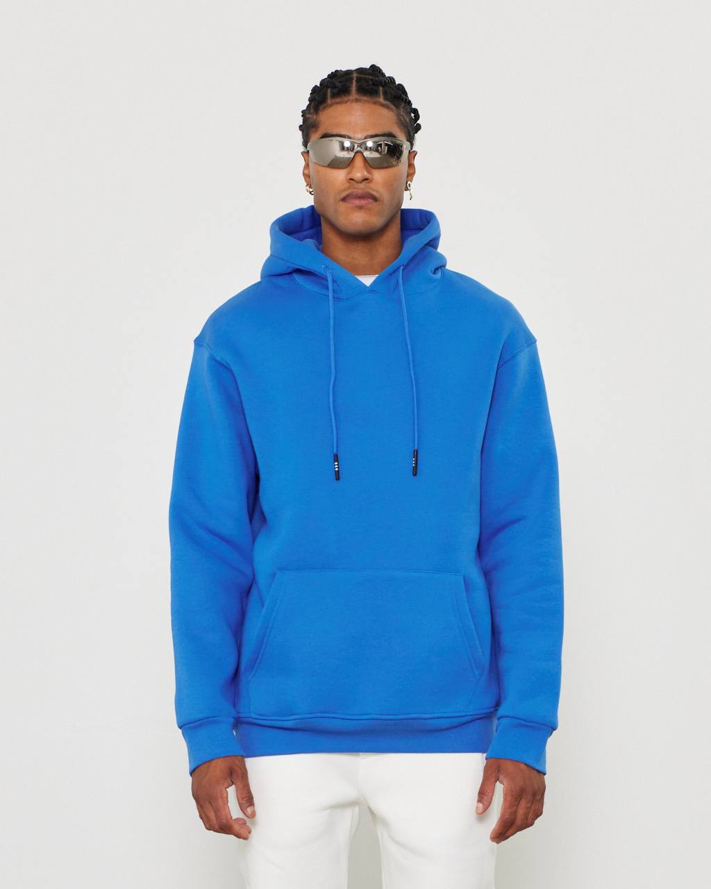 Oversized Hoodie Sweatshirt in Solid Color Withinblack