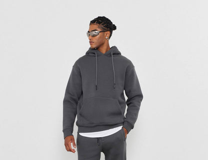 Oversized Hoodie Sweatshirt in Solid Color Withinblack
