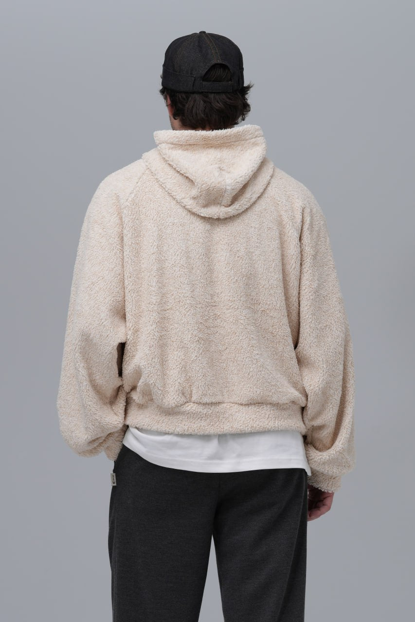 Oversized Bouclé Hoodie Withinblack