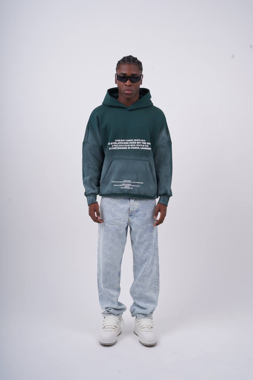 Oversized "Civilization" Graphic Hoodie - Unisex Streetwear Sweatshirt Withinblack
