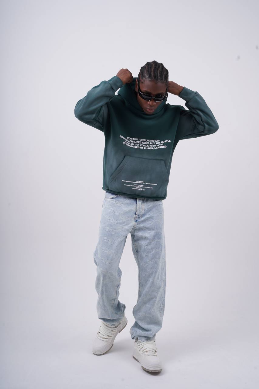 Oversized "Civilization" Graphic Hoodie - Unisex Streetwear Sweatshirt Withinblack
