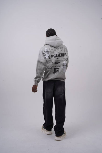 Oversized "Civilization" Graphic Hoodie - Unisex Streetwear Sweatshirt Withinblack