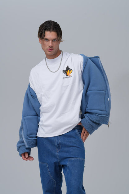 Oversized Sherpa Zip-Up Hoodie – Unisex Streetwear Comfort Withinblack