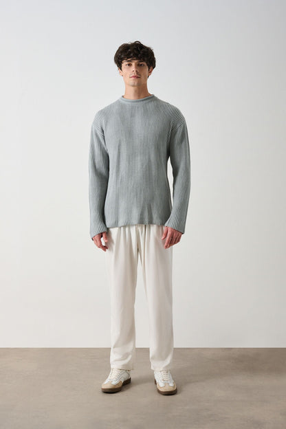 Tube Neck Oversized Sweater Withinblack
