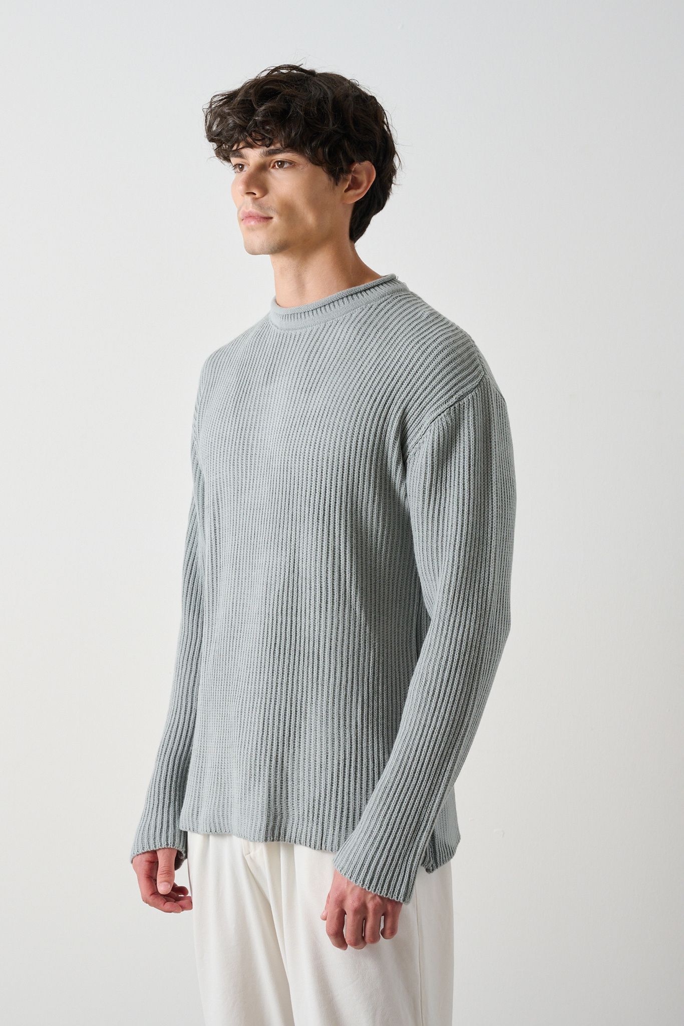 Tube Neck Oversized Sweater Withinblack