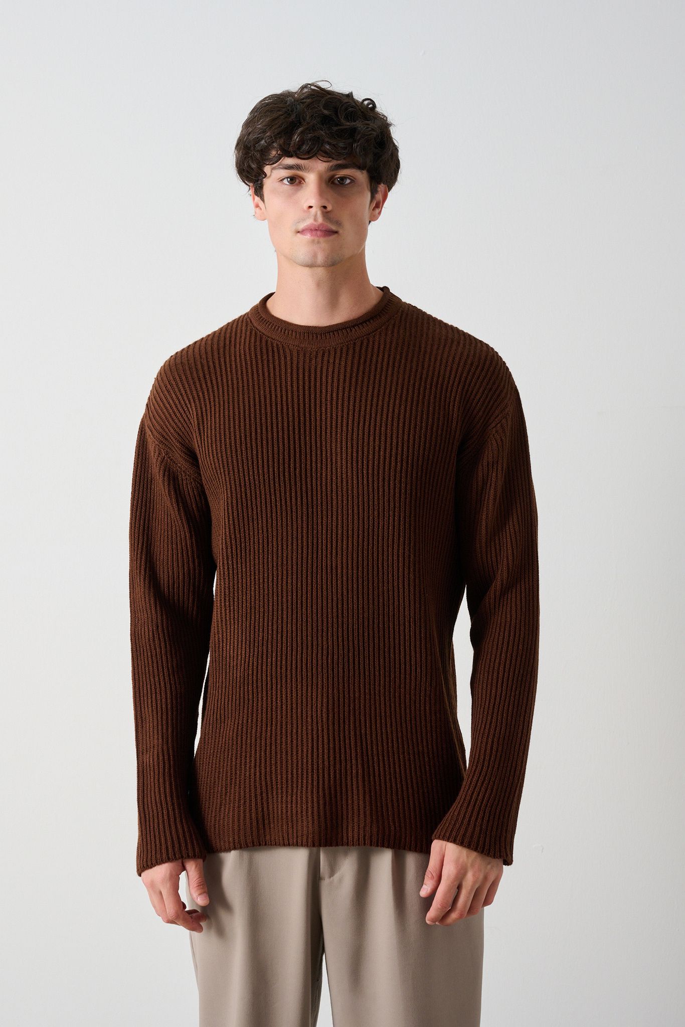 Tube Neck Oversized Sweater Withinblack